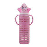 Yes Glass Bottle 240ml - Pink, Tiffin Boxes & Bottles, Chase Value, Chase Value