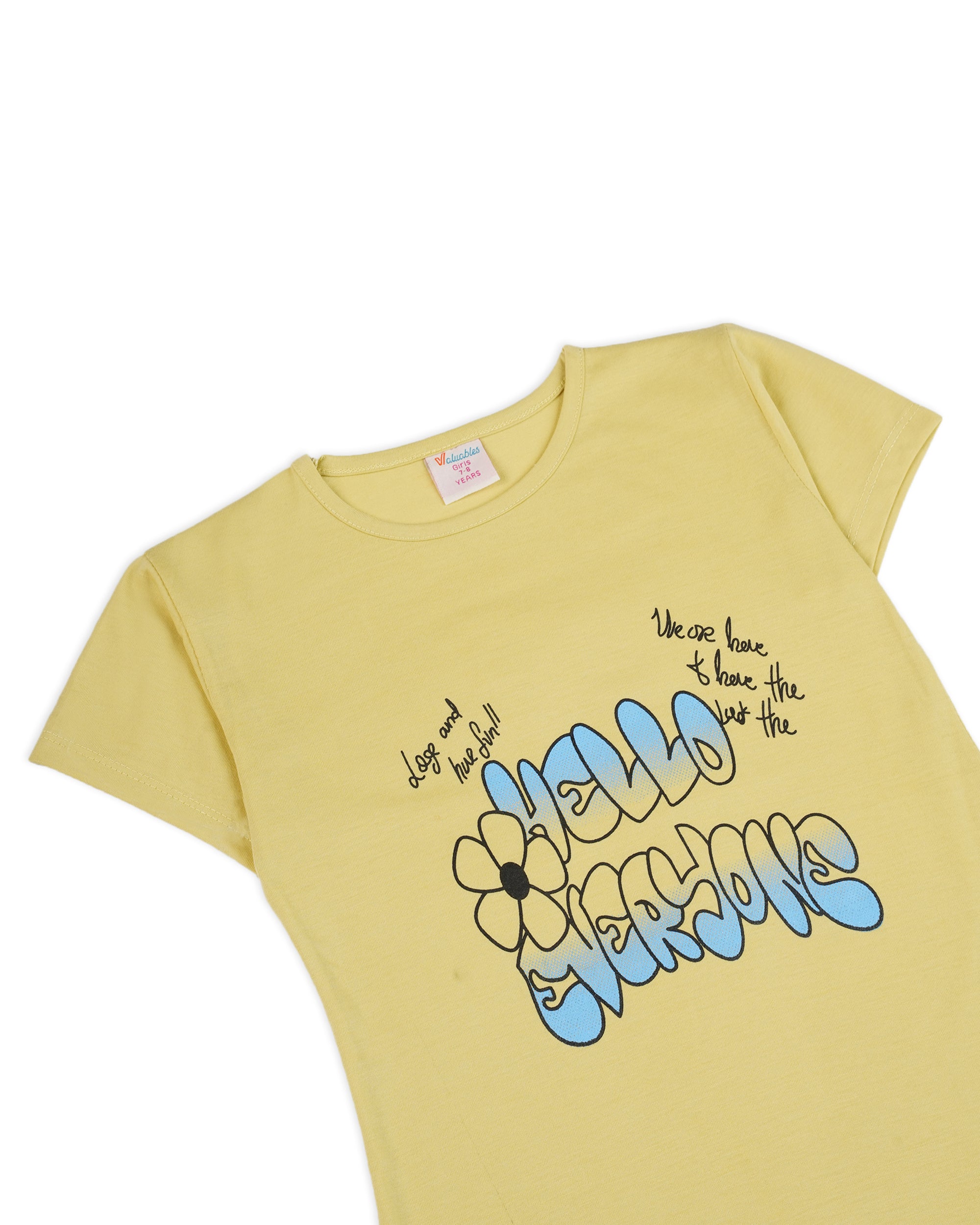 Valuables Girls' Half Sleeves T-Shirt, Girls T-Shirts, Valuables, Chase Value