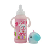 Yes Glass Bottle 240ml - Light Pink, Tiffin Boxes & Bottles, Chase Value, Chase Value