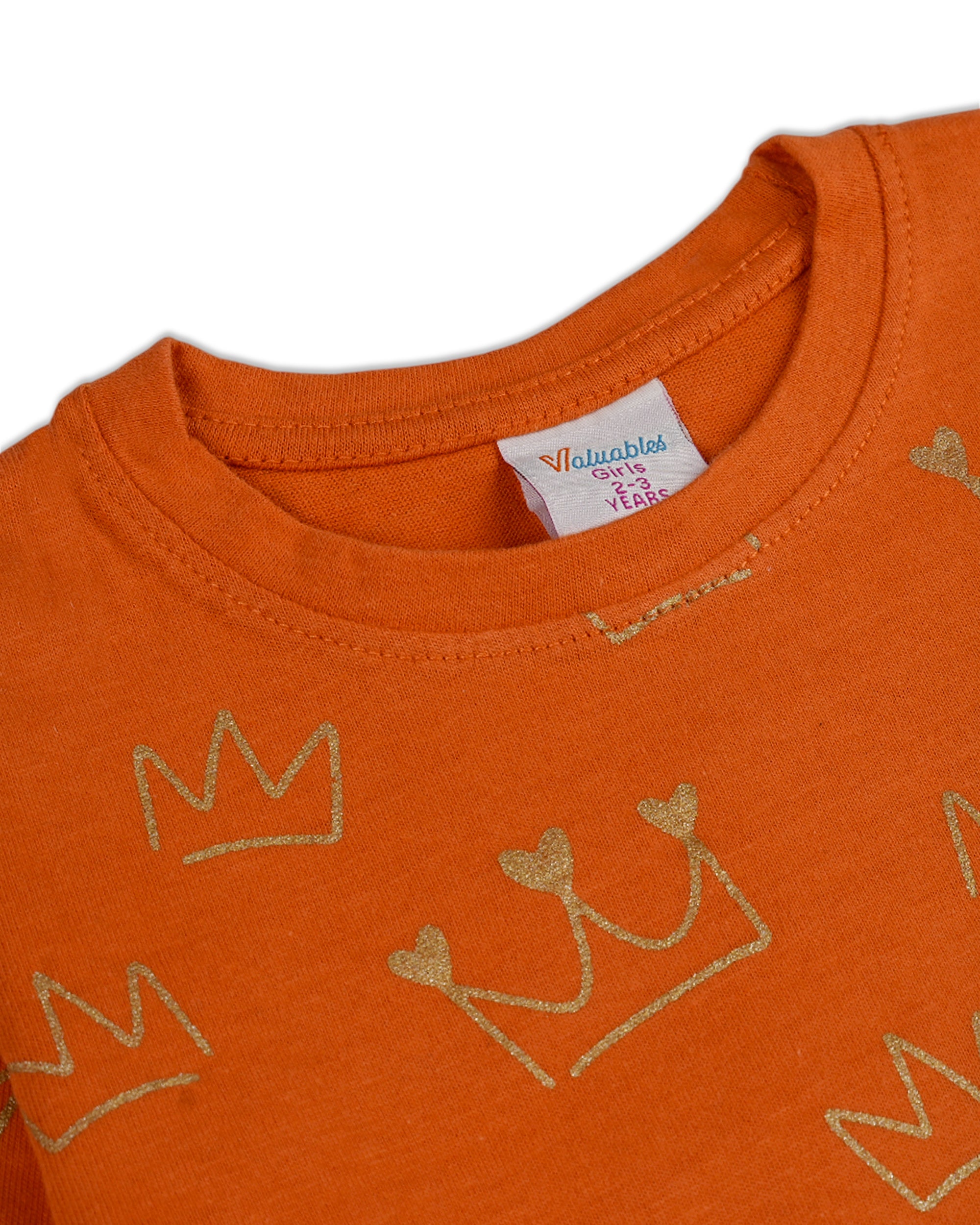 Valuables Girls Full Sleeves T-Shirt, Girls T-Shirts, Chase Value, Chase Value