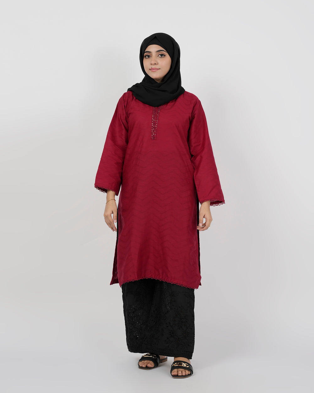 Valuables Women Jacquard Kurti, Women Ready Kurtis, Chase Value, Chase Value
