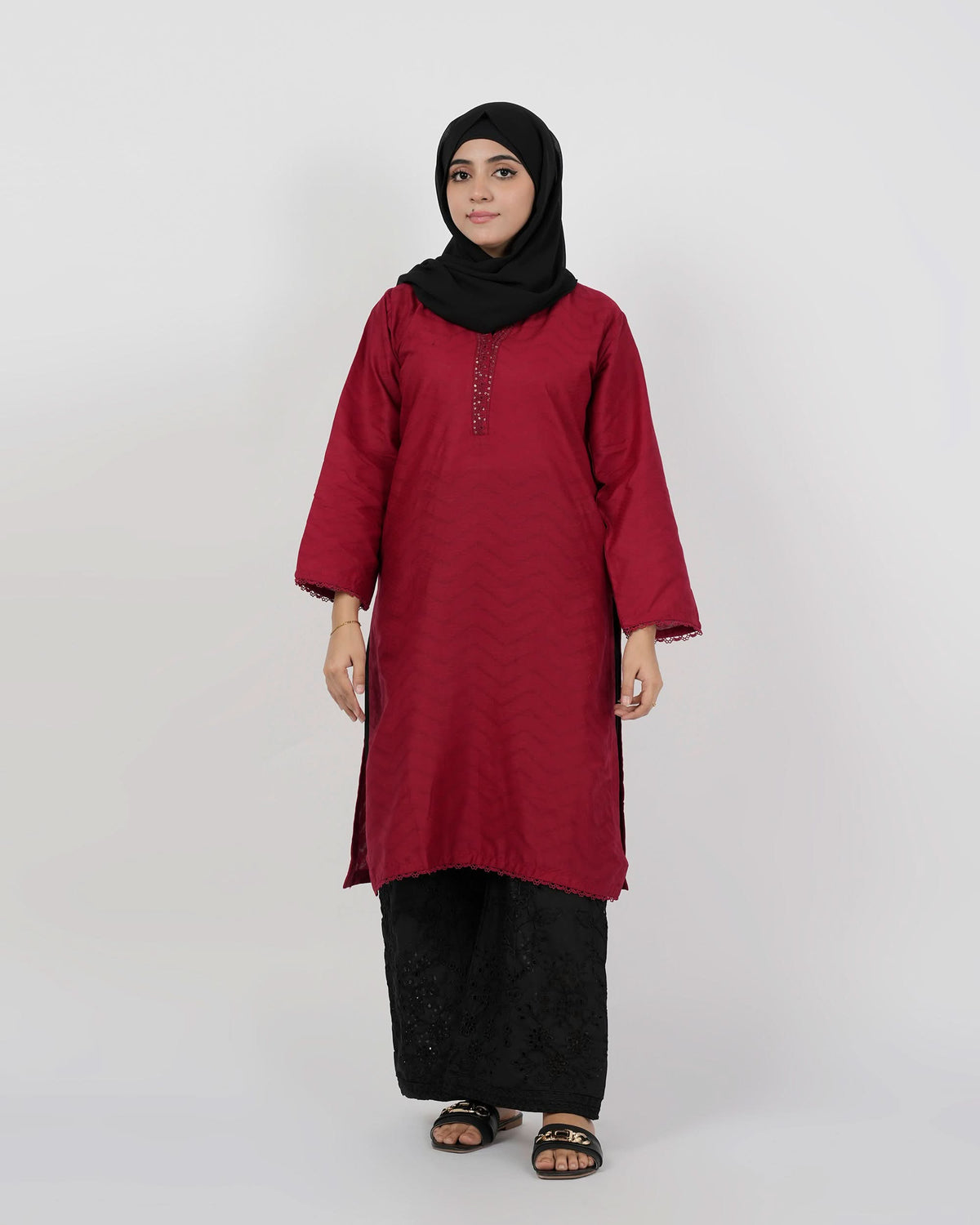 Valuables Women Jacquard Kurti, Women Ready Kurtis, Chase Value, Chase Value