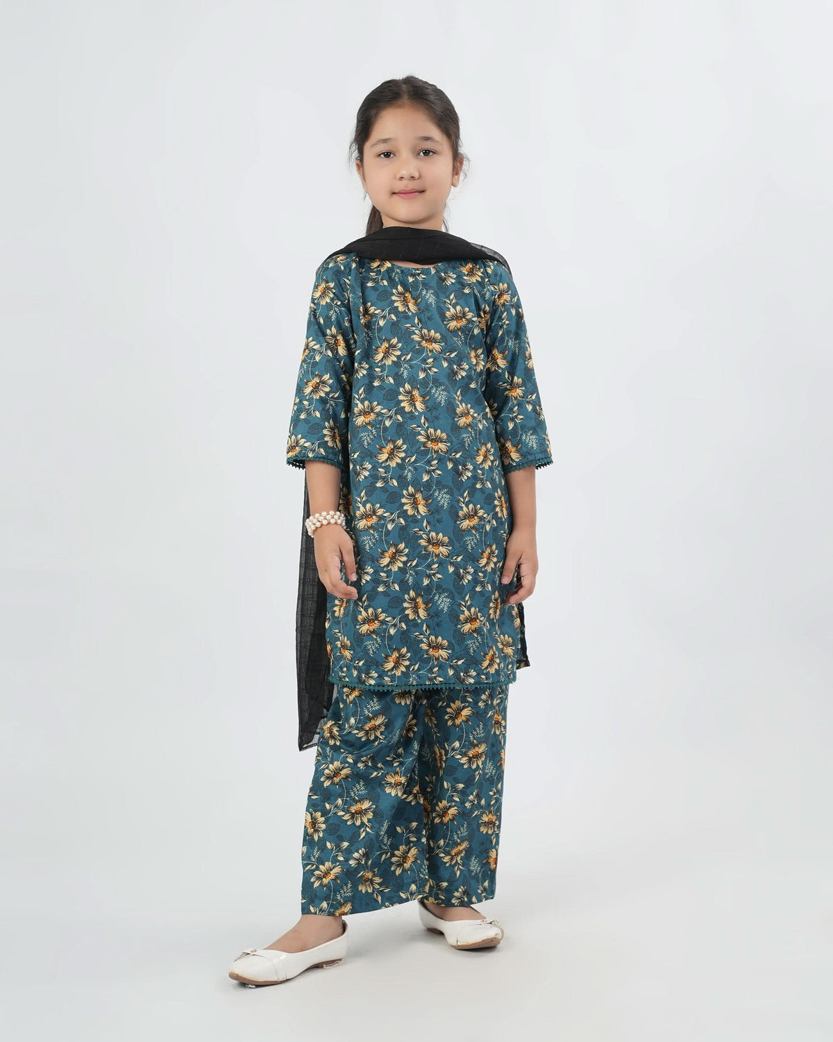 Valuables Girl’s 3PCS Suit, Girls Shalwar Kameez, Chase Value, Chase Value