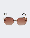 Eminent Rimless Octagon Sunglasses, Girls Sunglasses, Eminent, Chase Value