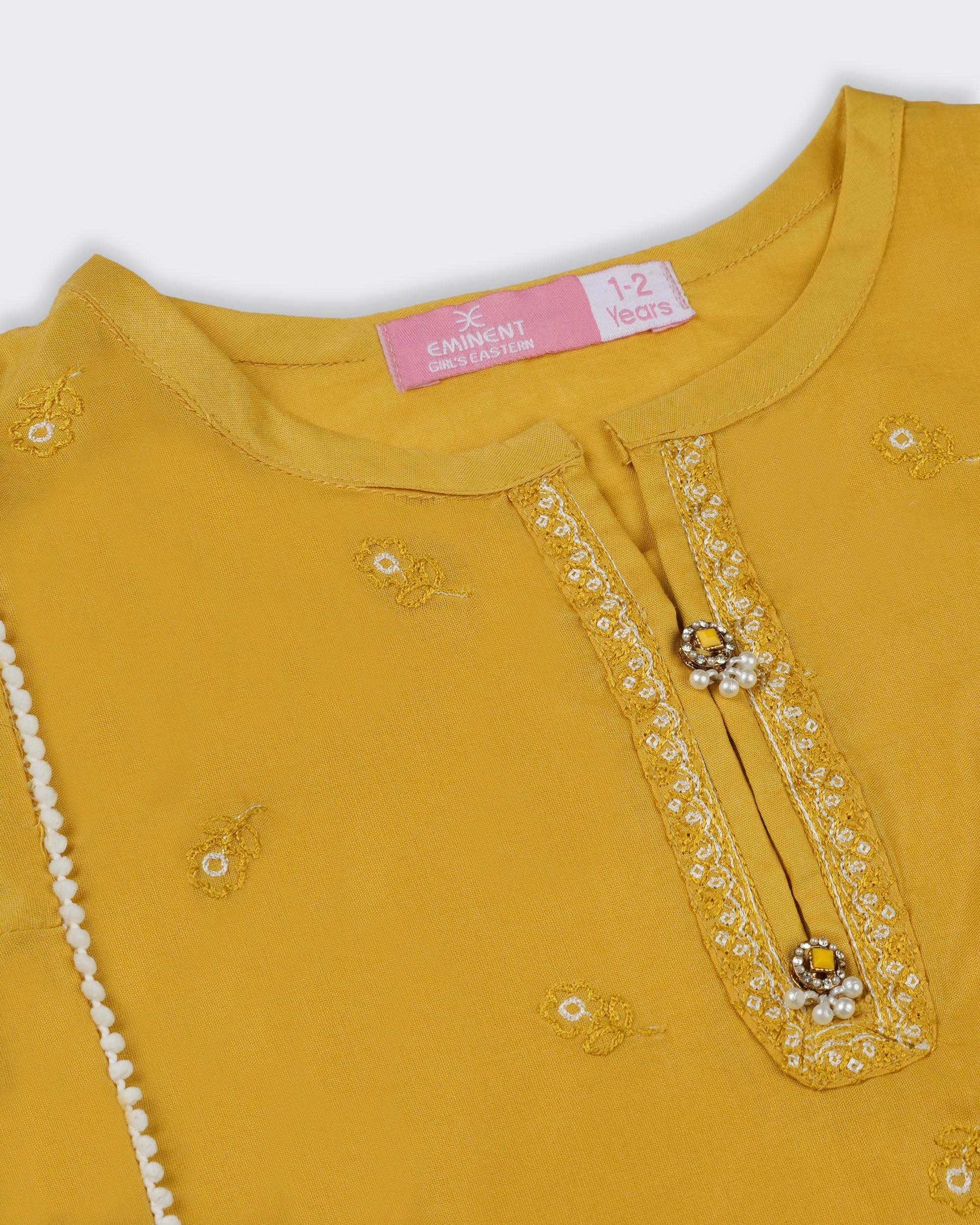 Girls’ Signature Embroidered 2 Pc Suit