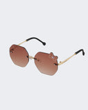 Eminent Rimless Octagon Sunglasses, Girls Sunglasses, Eminent, Chase Value