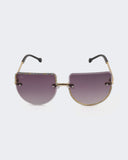 Eminent Rimless Square Rhinestone Sunglasses, Girls Sunglasses, Eminent, Chase Value