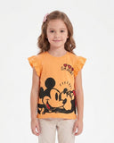 Girls' Printed Half Sleeves T-Shirt