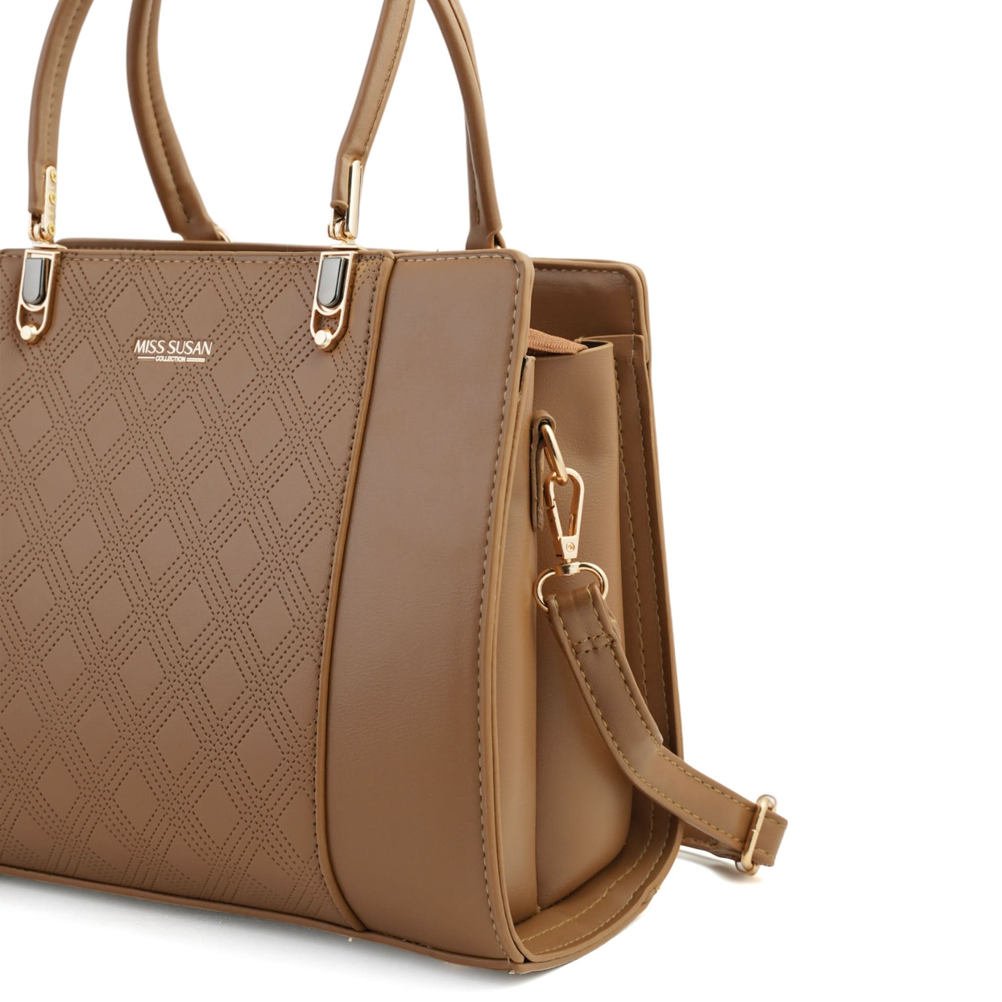Women's Shoulder Bag - Light Brown, Women Bags, Chase Value, Chase Value