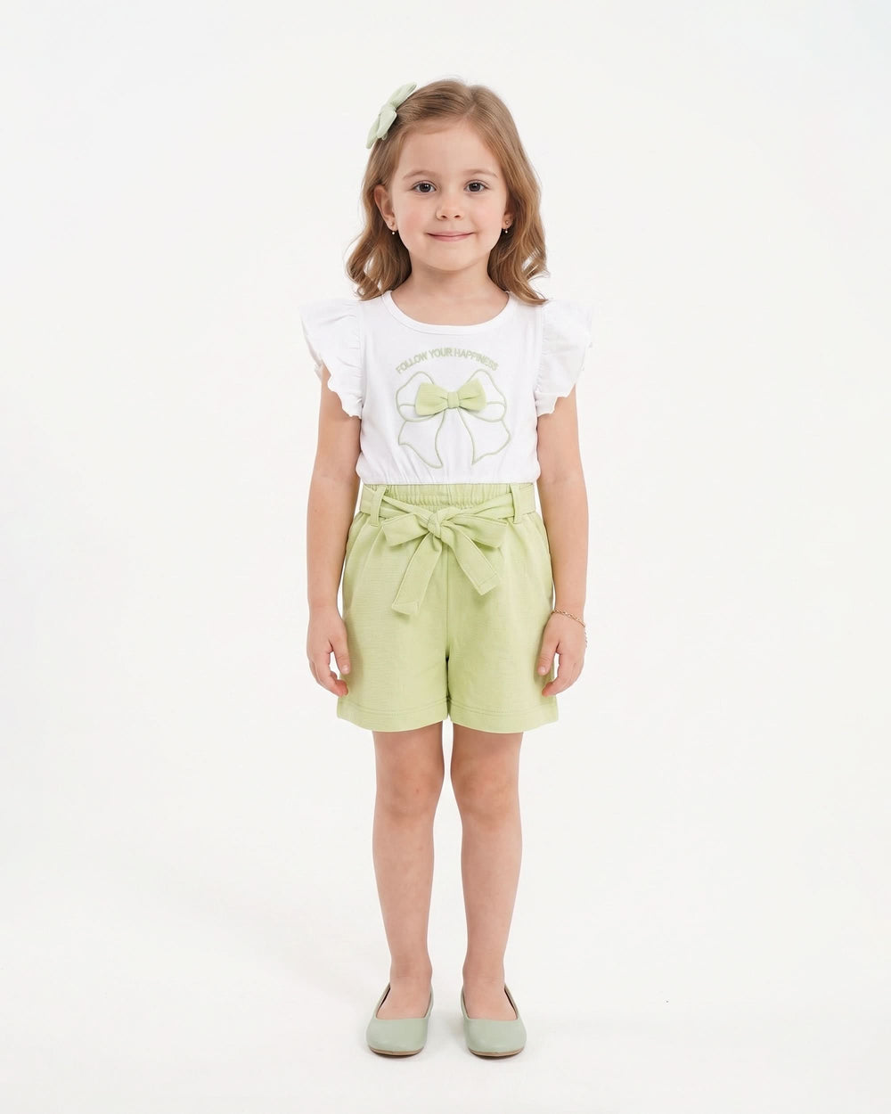 Eminent Girls' Graphic Textured Jumpsuit, Girls Half Sleeves Suit, Eminent, Chase Value