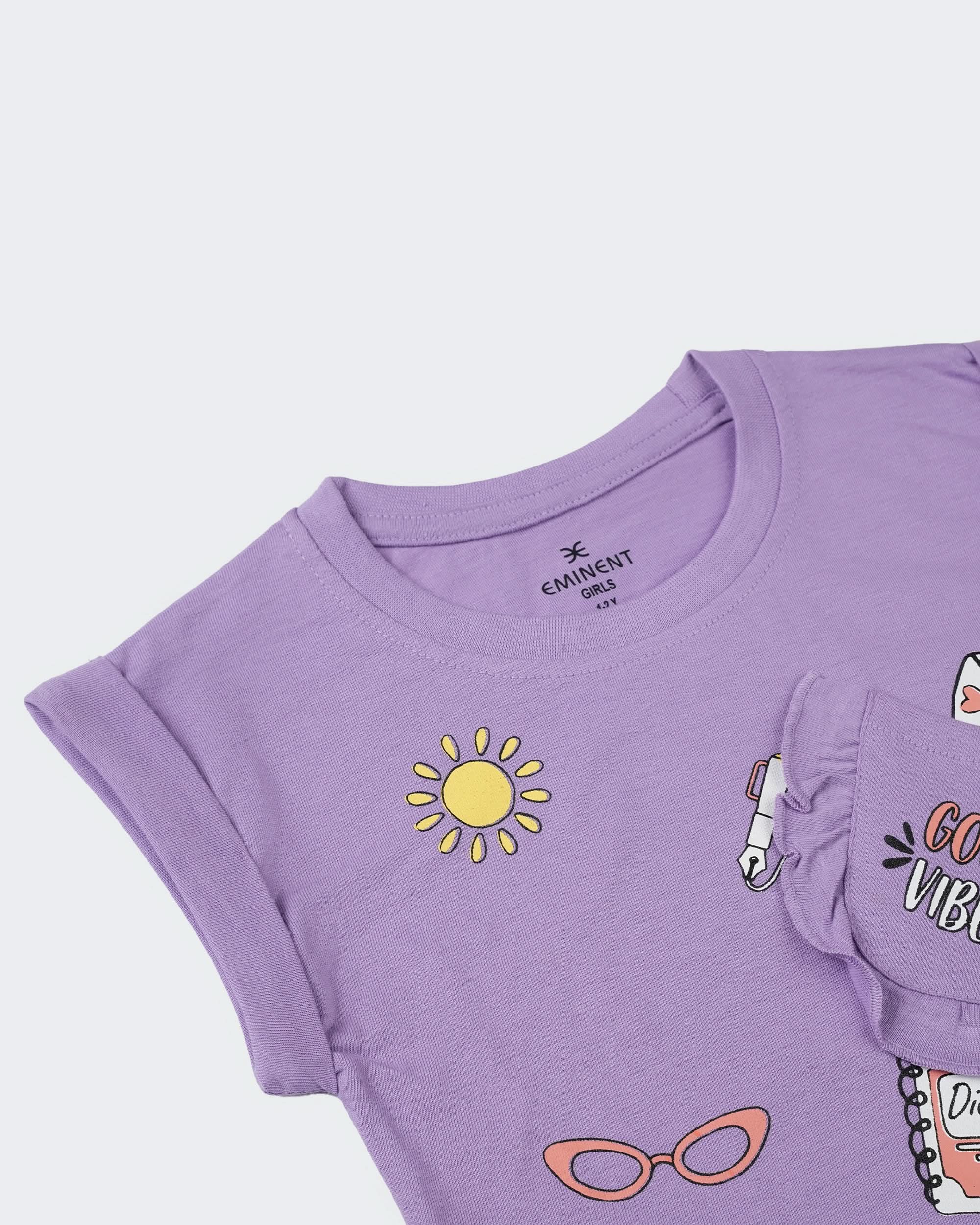 Eminent Girls' Half Sleeves T-Shirt, Girls T-Shirts, Eminent, Chase Value