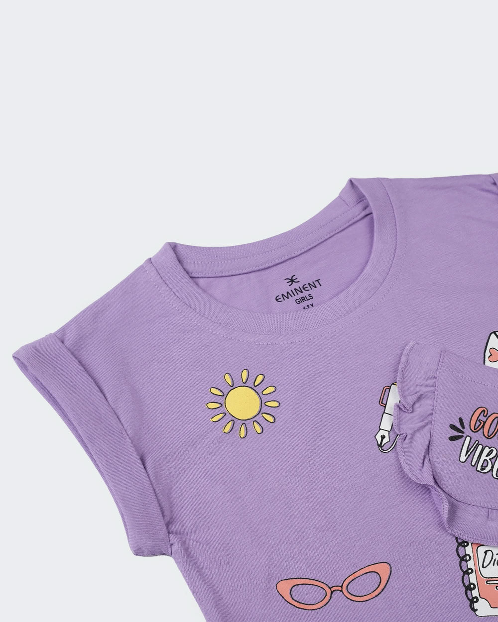 Eminent Girls' Half Sleeves T-Shirt, Girls T-Shirts, Eminent, Chase Value