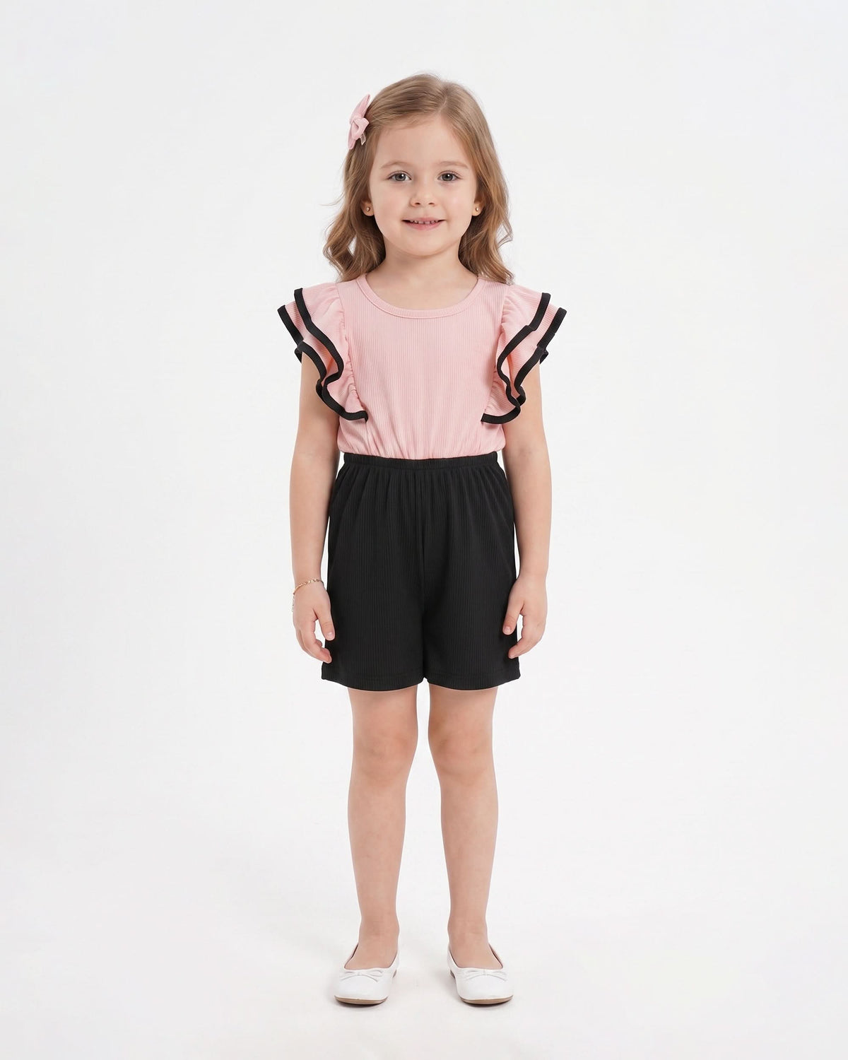 Eminent Girls' Solid Jersey Jumpsuit, Girls Half Sleeves Suit, Eminent, Chase Value