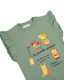 Girls' Printed Half Sleeves T-Shirt