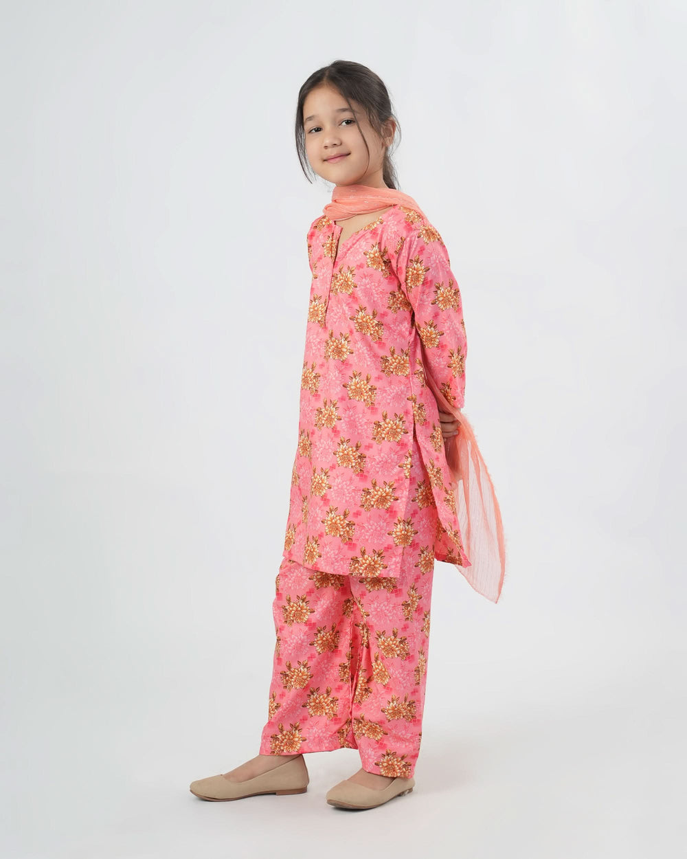 Valuables Girl’s 3PCS Suit, Girls Shalwar Kameez, Chase Value, Chase Value