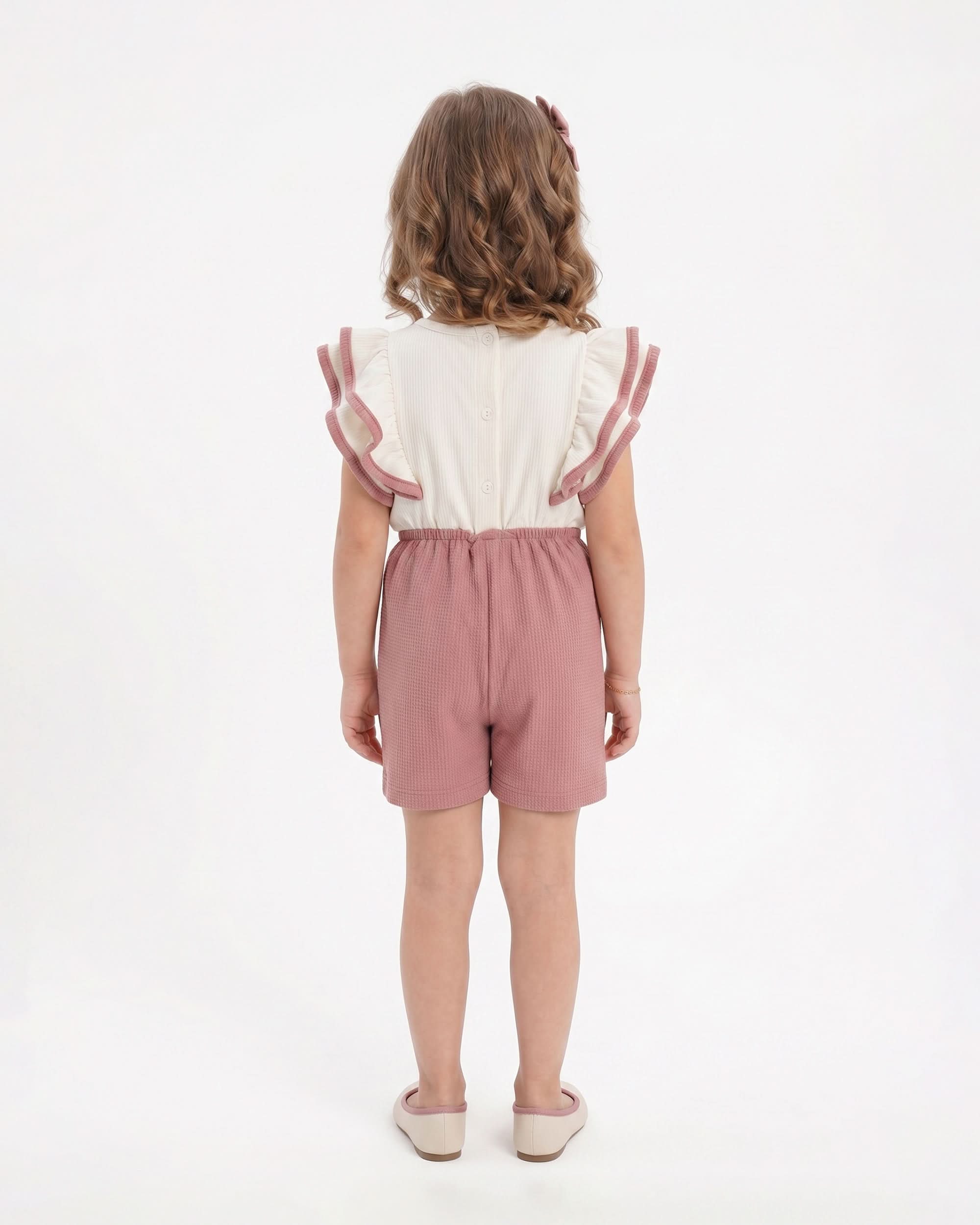 Eminent Girls' Solid Jersey Jumpsuit, Girls Half Sleeves Suit, Eminent, Chase Value