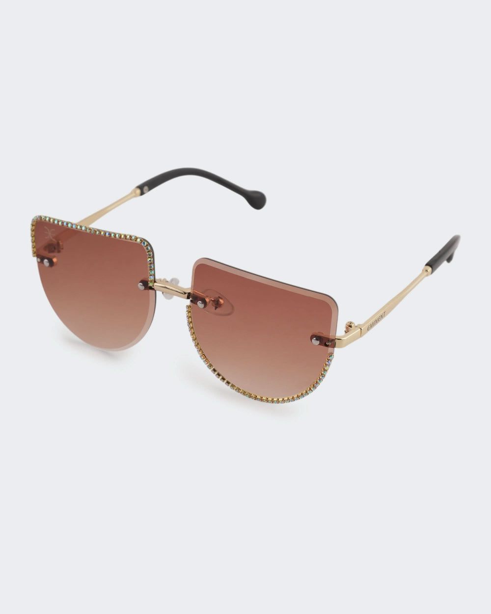 Eminent Rimless Square Rhinestone Sunglasses, Girls Sunglasses, Eminent, Chase Value