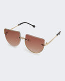 Eminent Rimless Square Rhinestone Sunglasses, Girls Sunglasses, Eminent, Chase Value