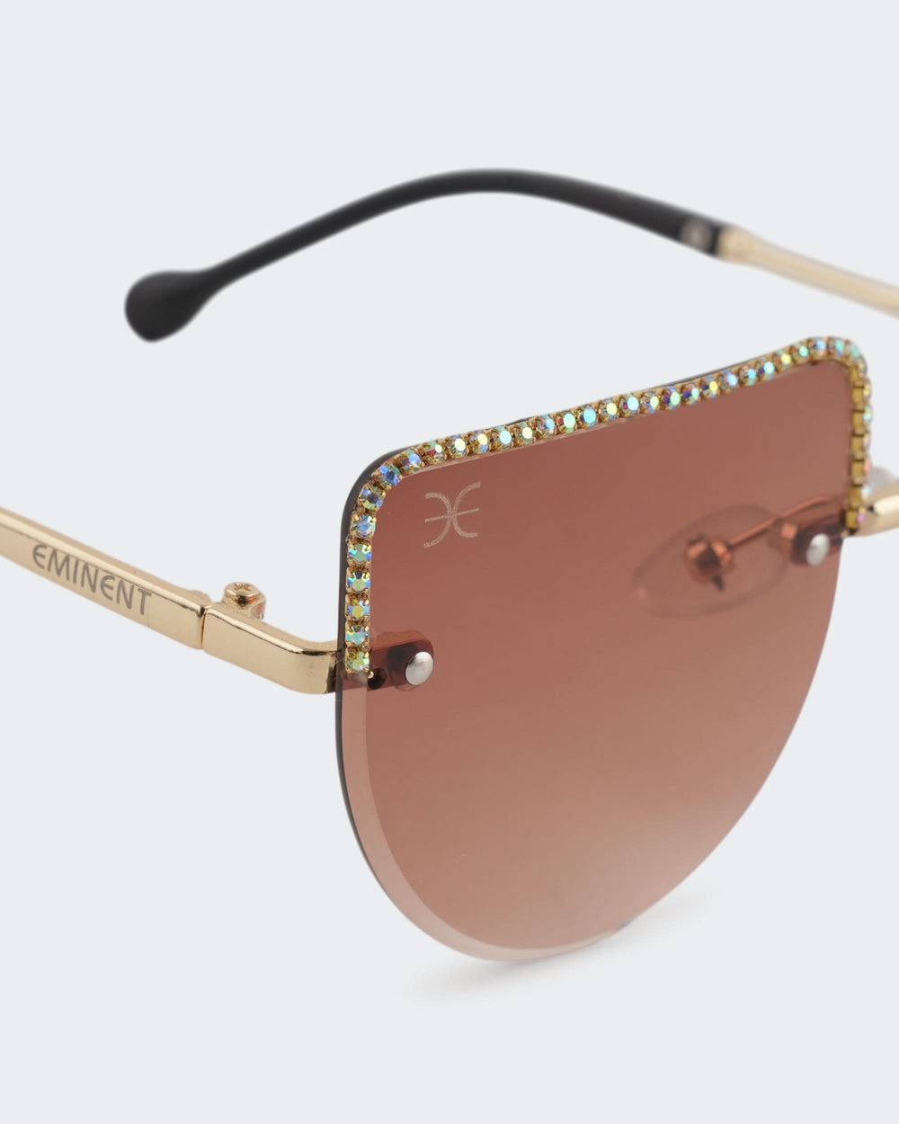 Eminent Rimless Square Rhinestone Sunglasses, Girls Sunglasses, Eminent, Chase Value