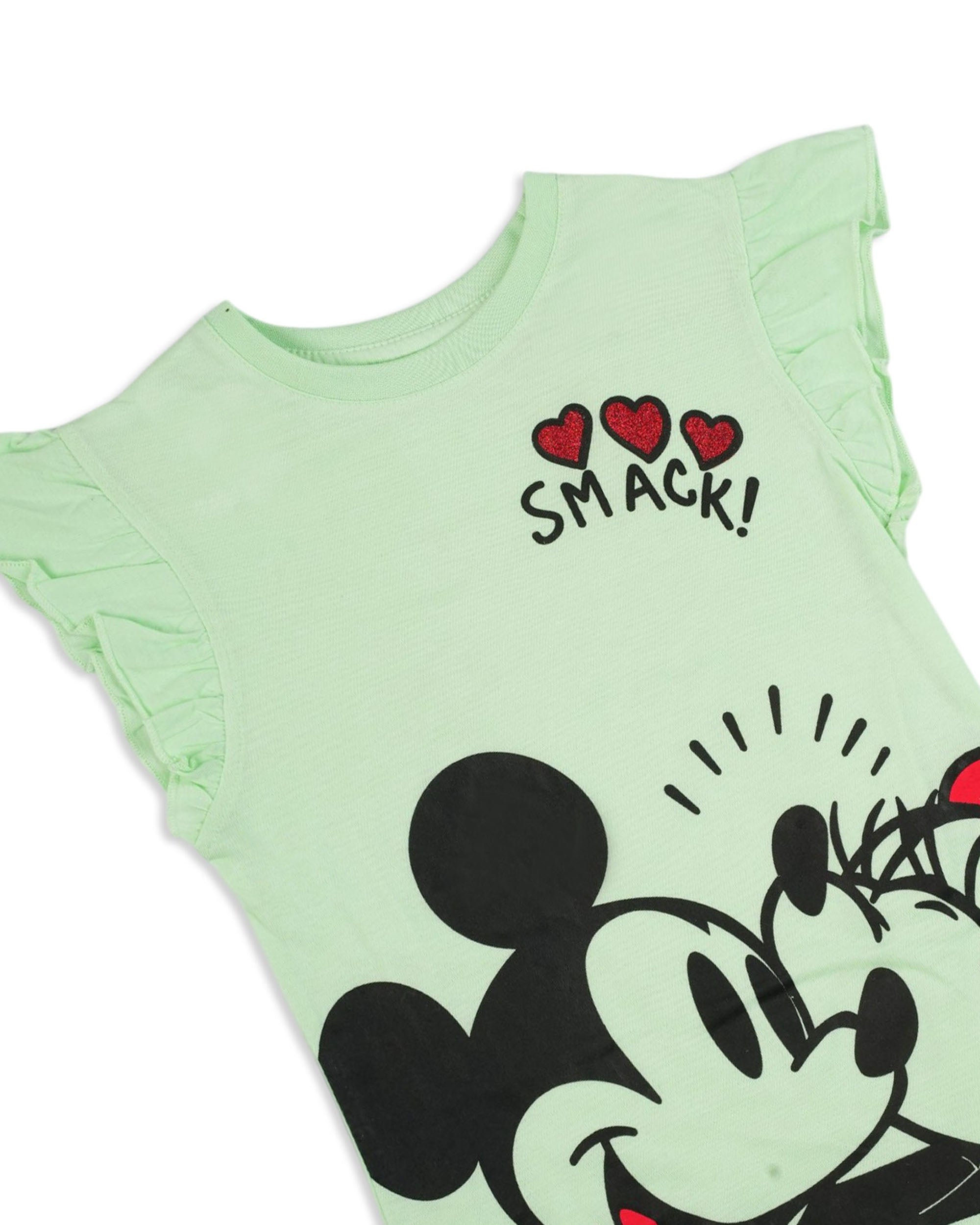 Girls' Printed Half Sleeves T-Shirt