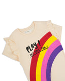 Girls' Printed Half Sleeves T-Shirt