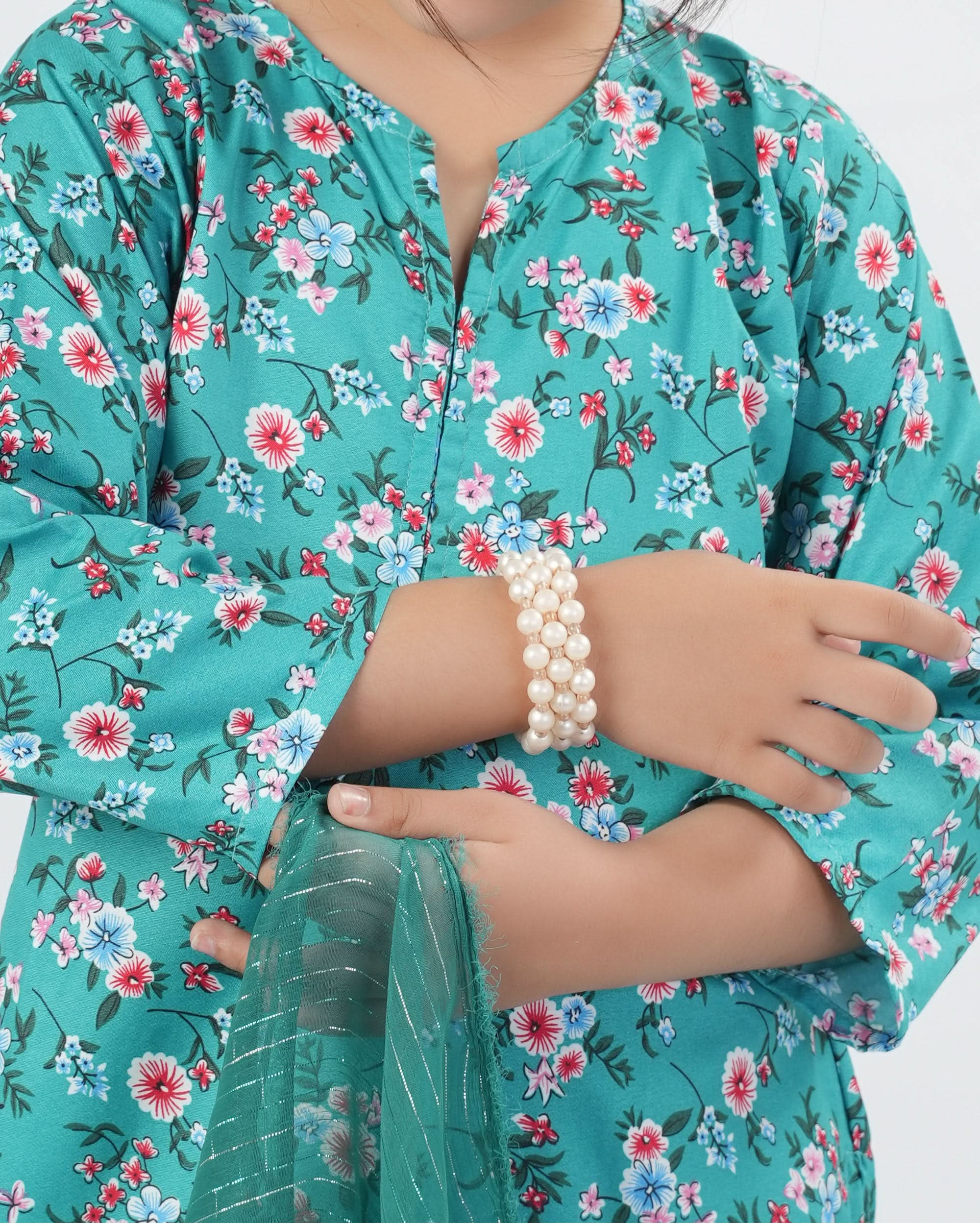 Valuables Girl’s 3PCS Suit, Girls Shalwar Kameez, Chase Value, Chase Value