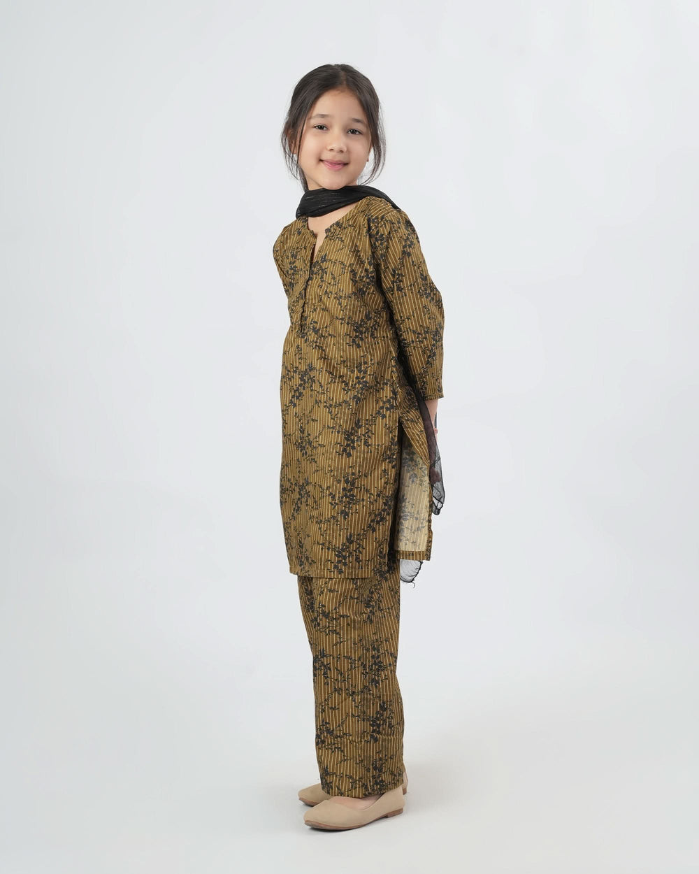 Valuables Girl’s 3PCS Suit, Girls Shalwar Kameez, Chase Value, Chase Value