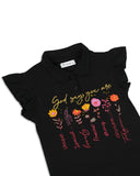 Girls' Printed Half Sleeves T-Shirt