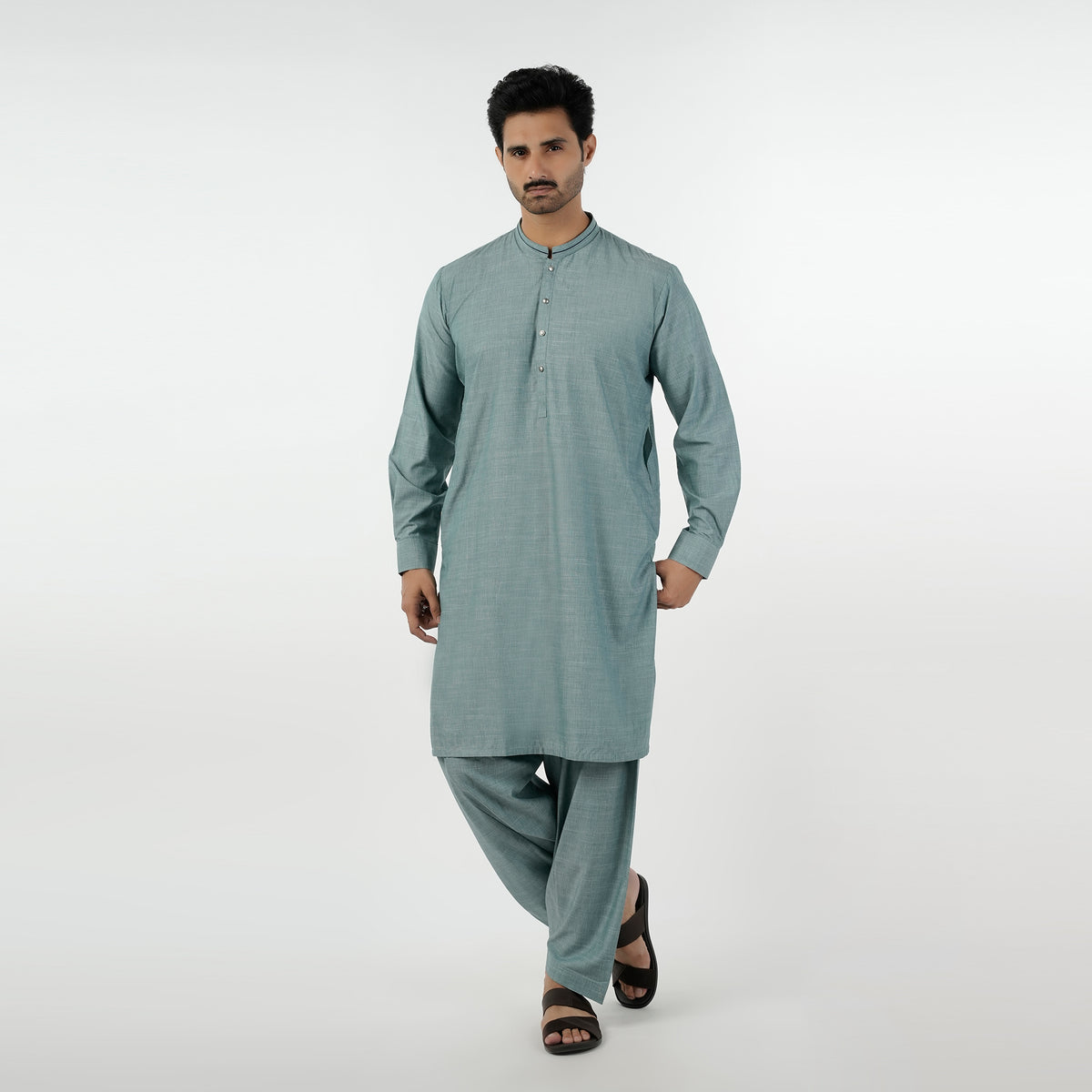 Eminent Men's Kurta Shalwar Suit - Green, Men's Shalwar Kameez, Eminent, Chase Value
