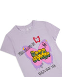 Girls' Printed Half Sleeves T-Shirt