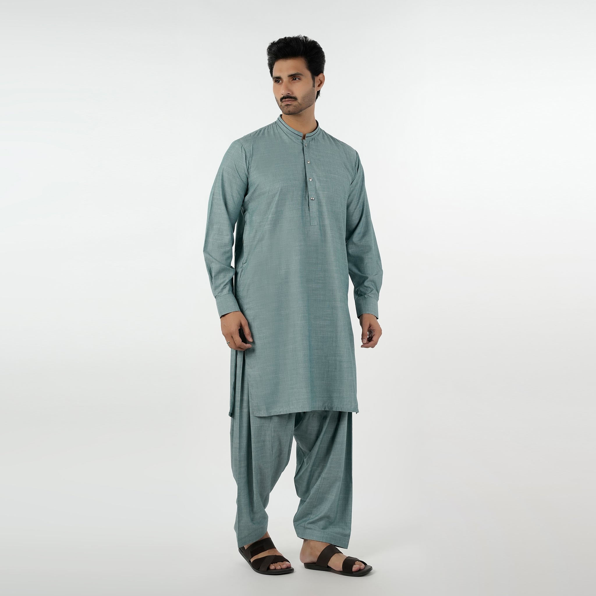 Eminent Men's Kurta Shalwar Suit - Green, Men's Shalwar Kameez, Eminent, Chase Value