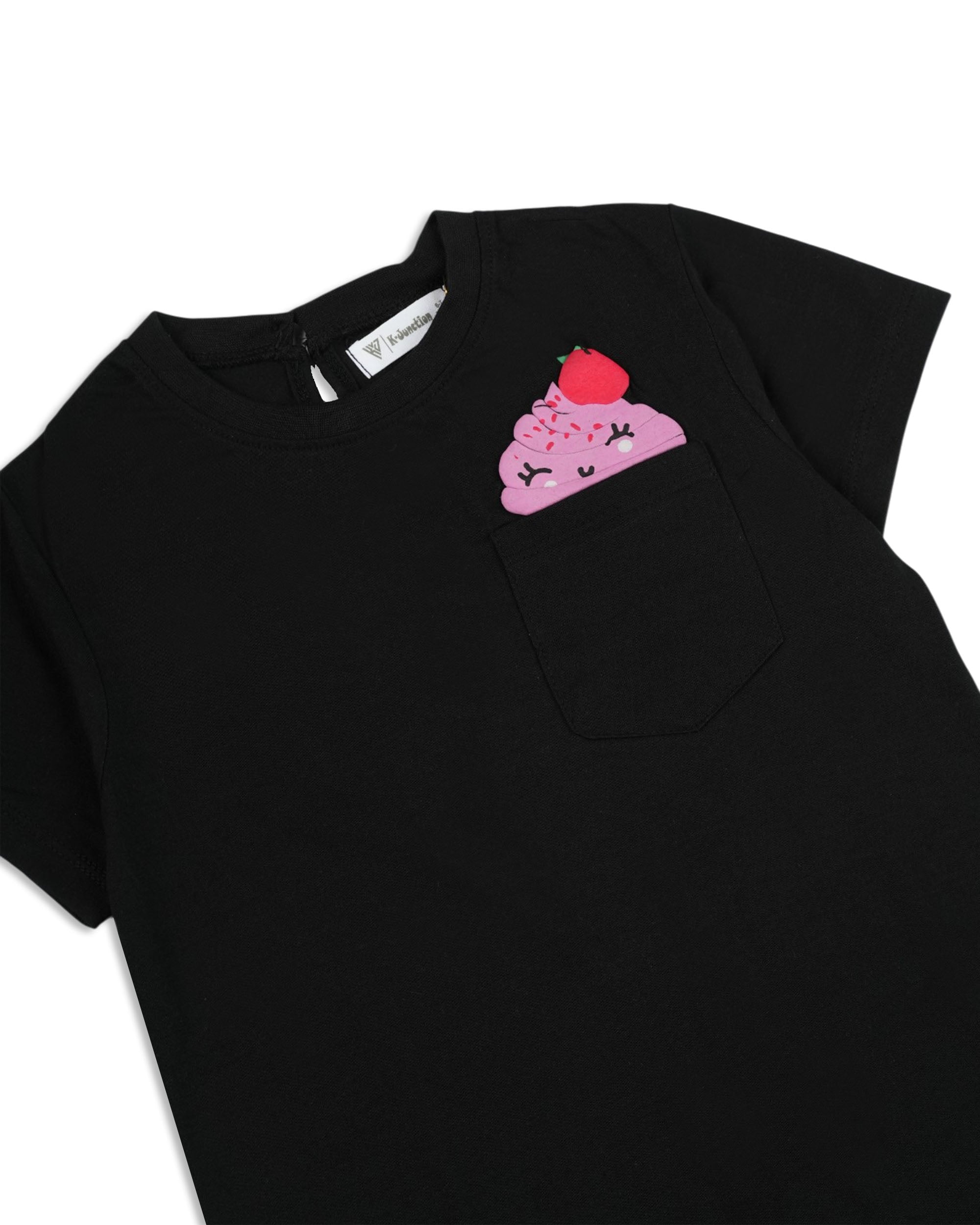 Girls' Printed Half Sleeves T-Shirt