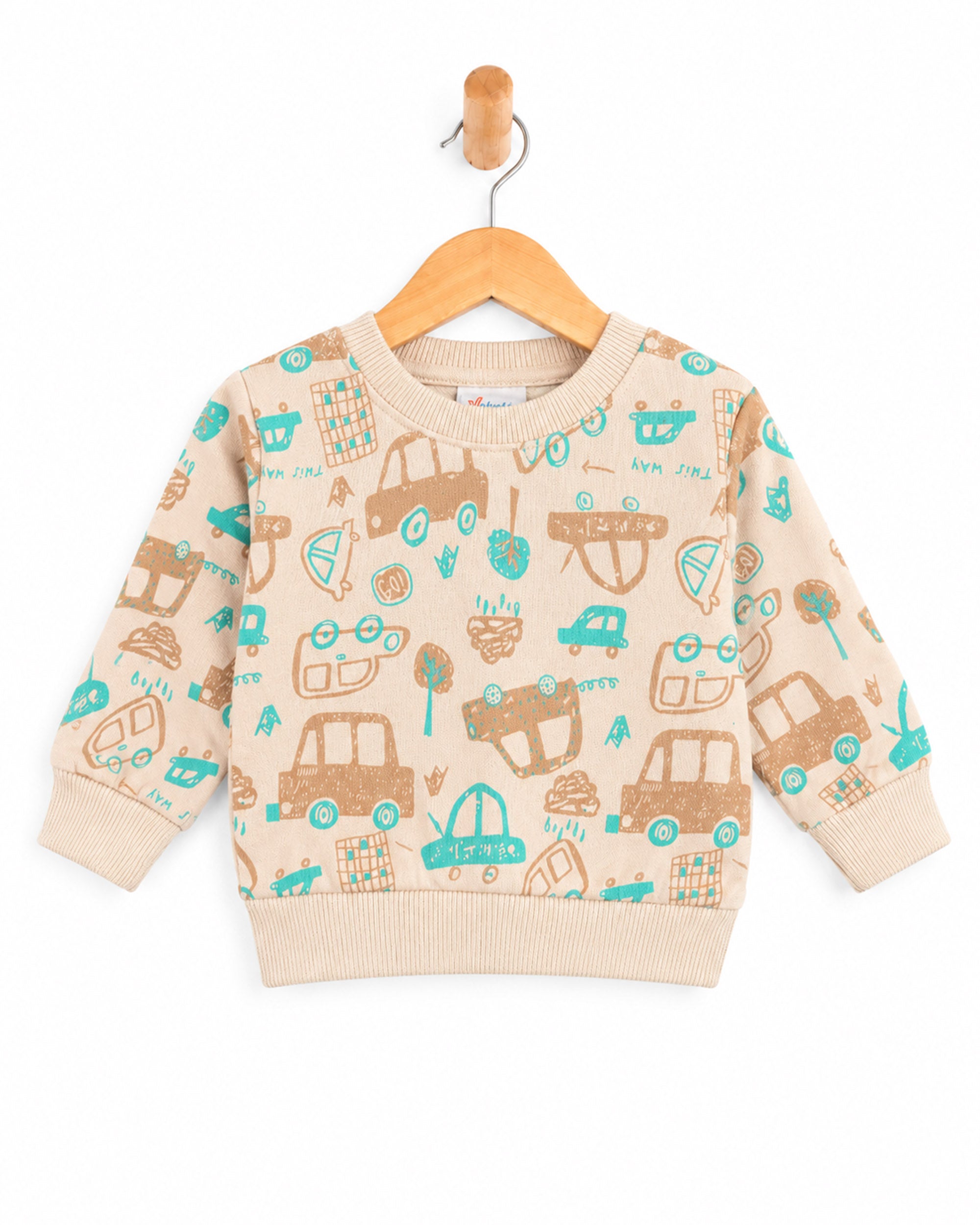 Valuables Newborn Boys Round Neck Sweatshirt, Newborn Boys Hoodies & Sweatshirts, Valuables, Chase Value