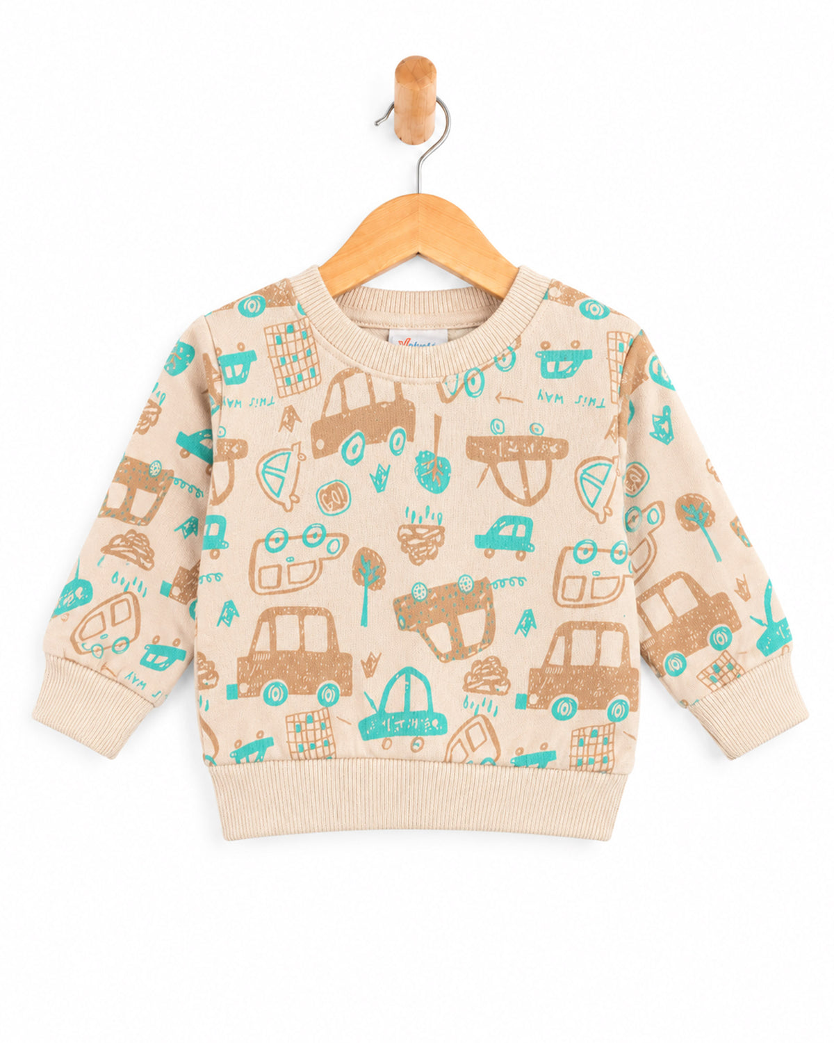 Valuables Newborn Boys Round Neck Sweatshirt, Newborn Boys Hoodies & Sweatshirts, Valuables, Chase Value