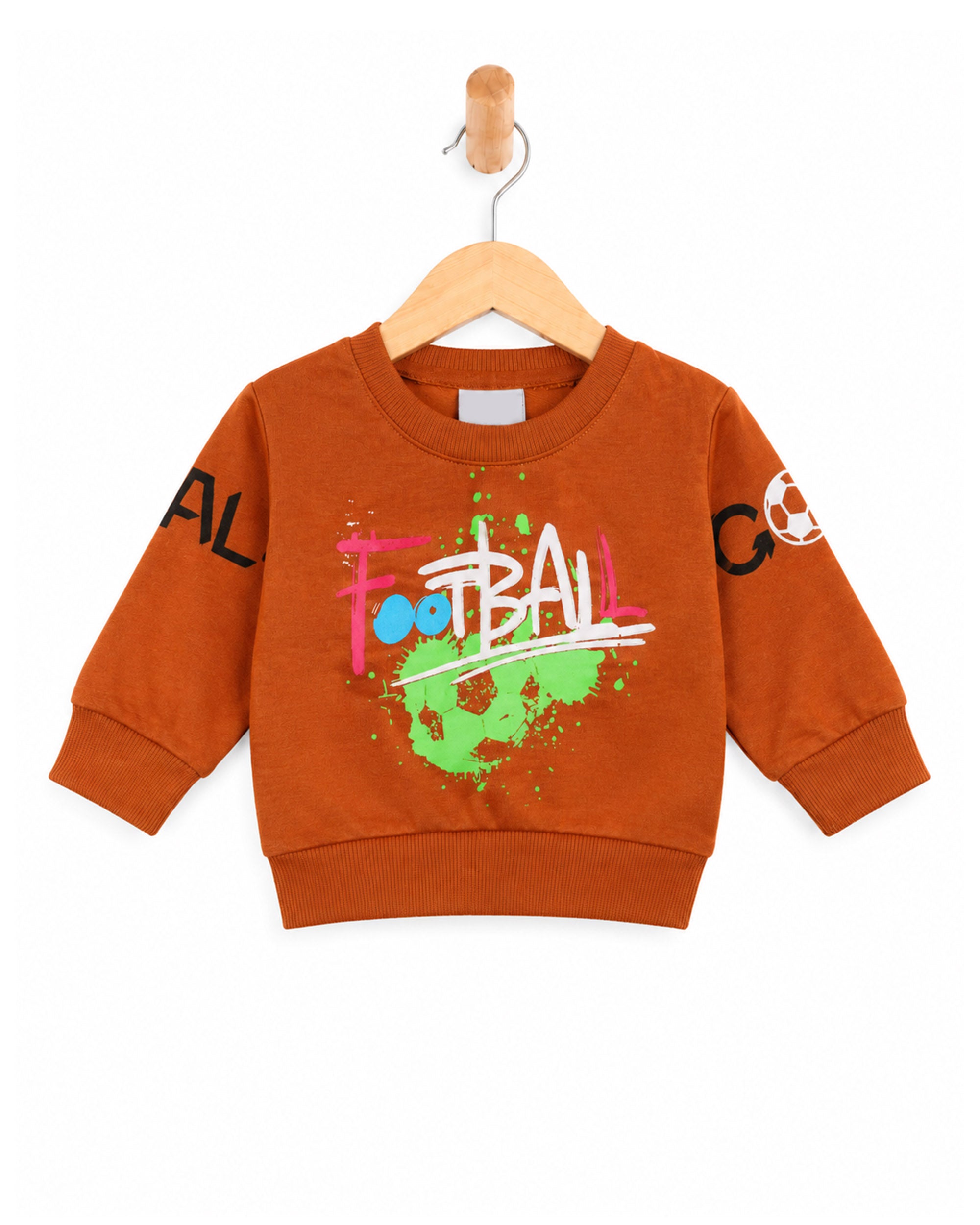 Valuables Newborn Boys Round Neck Sweatshirt, Newborn Boys Hoodies & Sweatshirts, Valuables, Chase Value