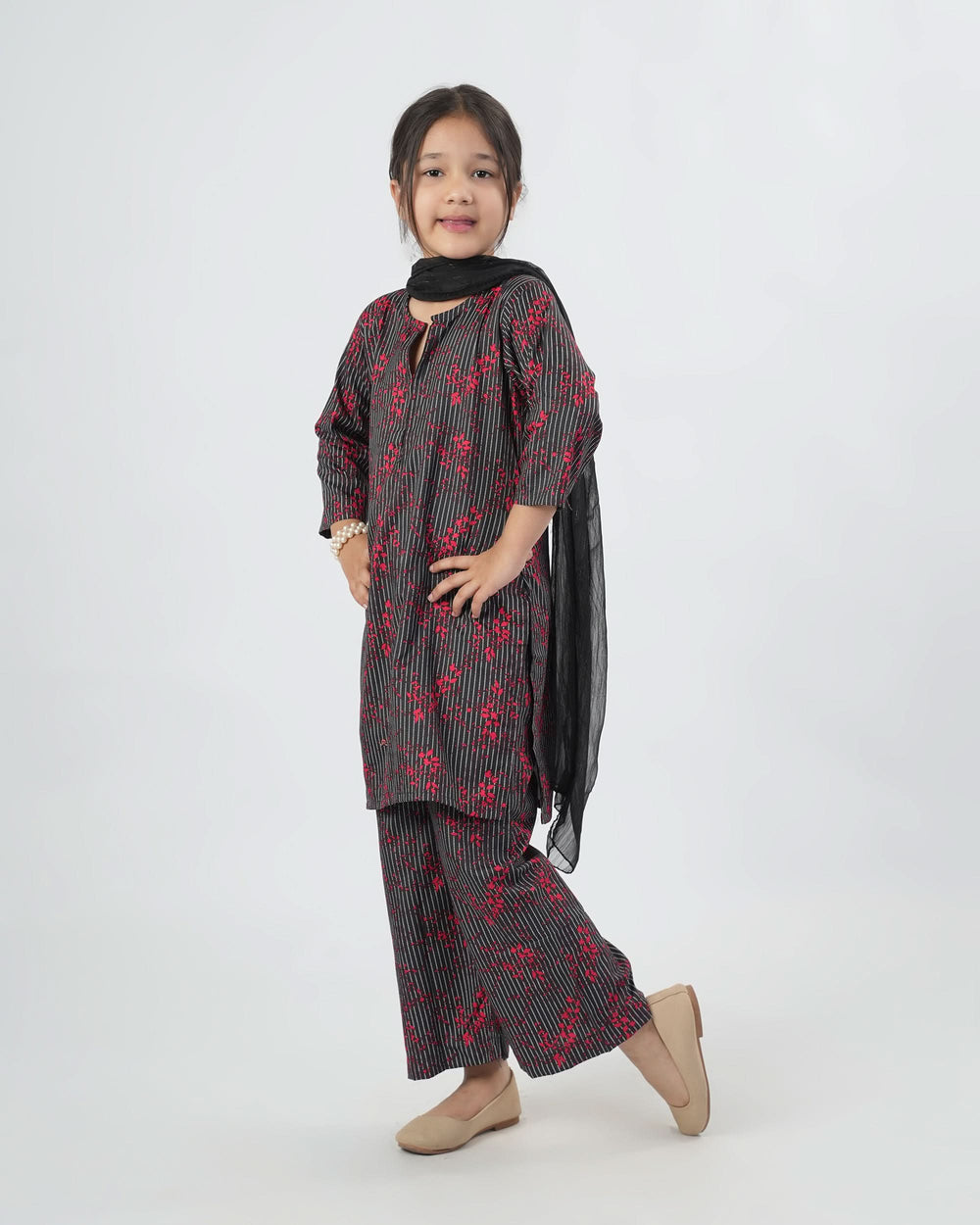 Valuables Girl’s 3PCS Suit, Girls Shalwar Kameez, Chase Value, Chase Value