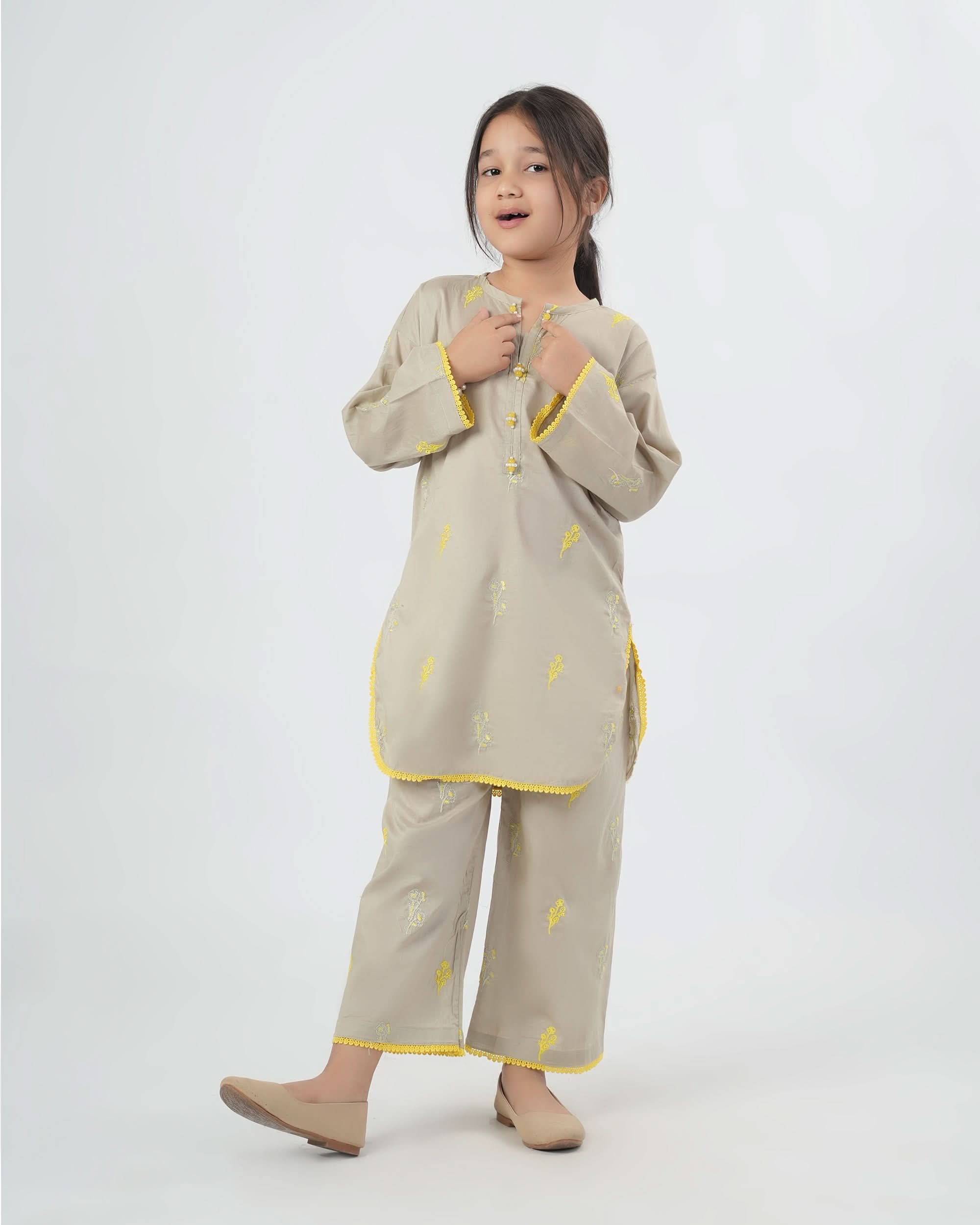 Girl’s Embroidered 2Pc Suit, Girls Shalwar Kameez, Chase Value, Chase Value