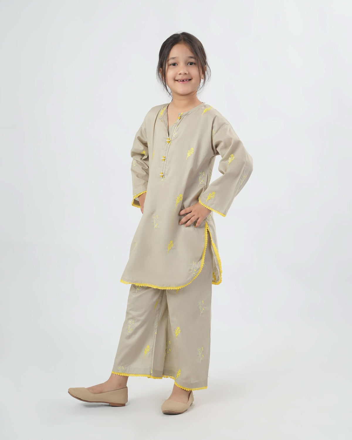 Girl’s Embroidered 2Pc Suit, Girls Shalwar Kameez, Chase Value, Chase Value