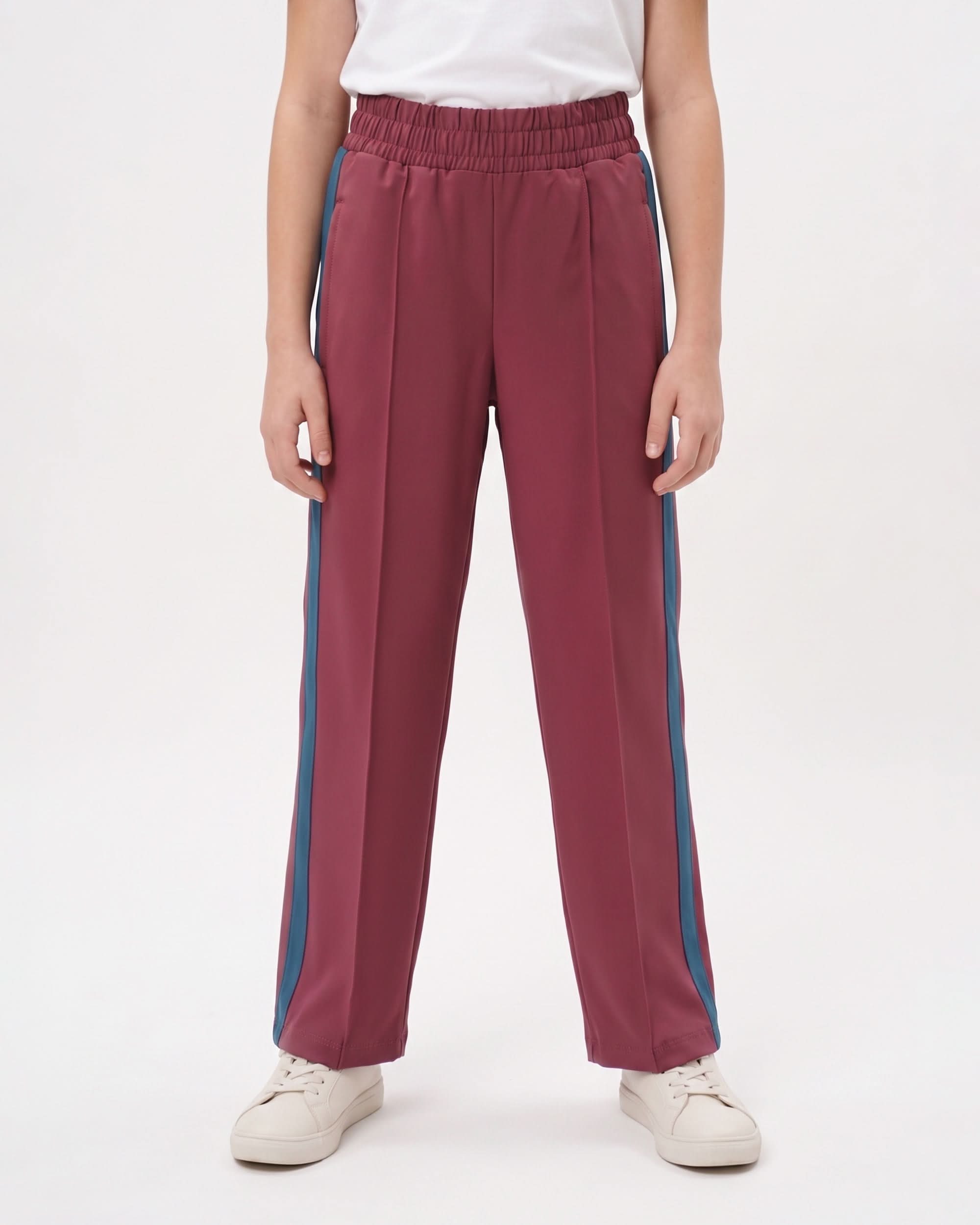Eminent Girls’ Textured Straight Leg Trousers, Girls Tights Leggings & Pajama, Eminent, Chase Value