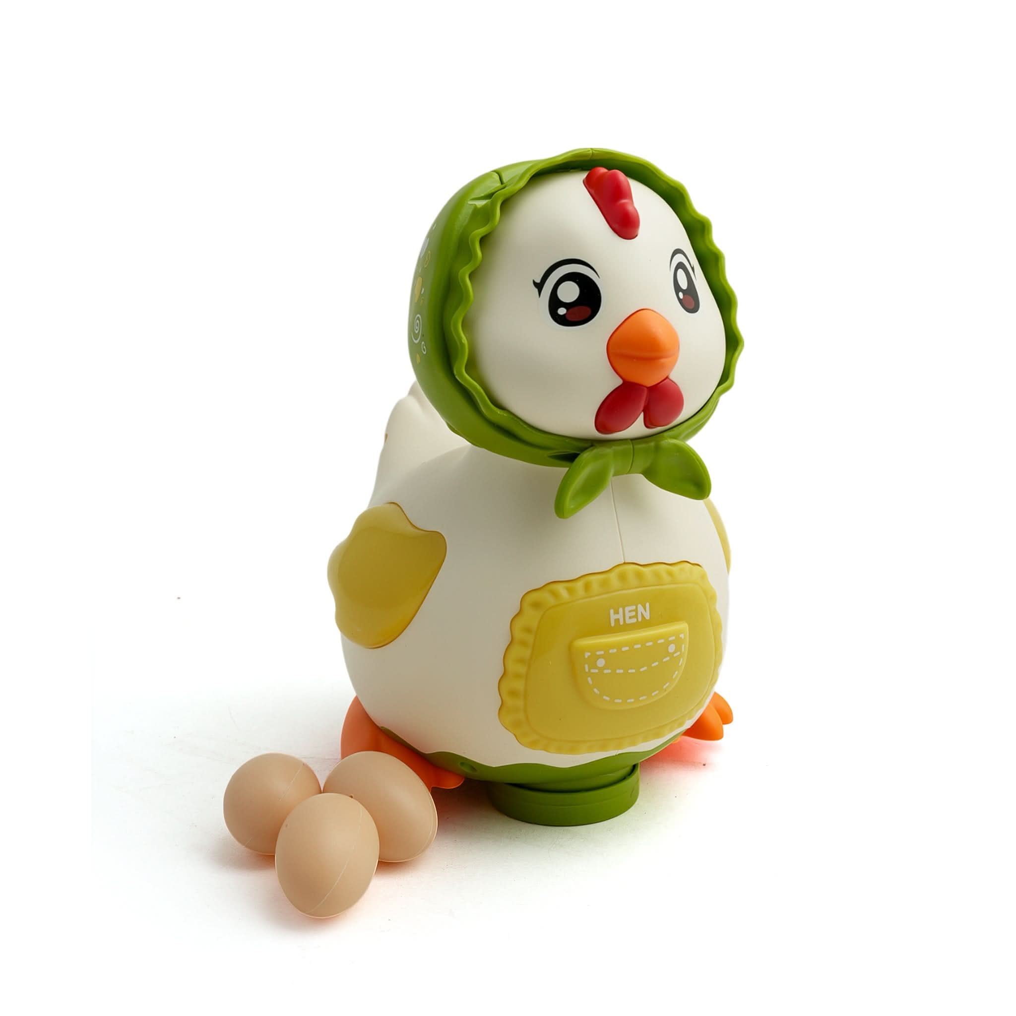 Musical Egg-Laying Chicken Toy – Lights & Go Fun for Kids, Musical Toys, Chase Value, Chase Value