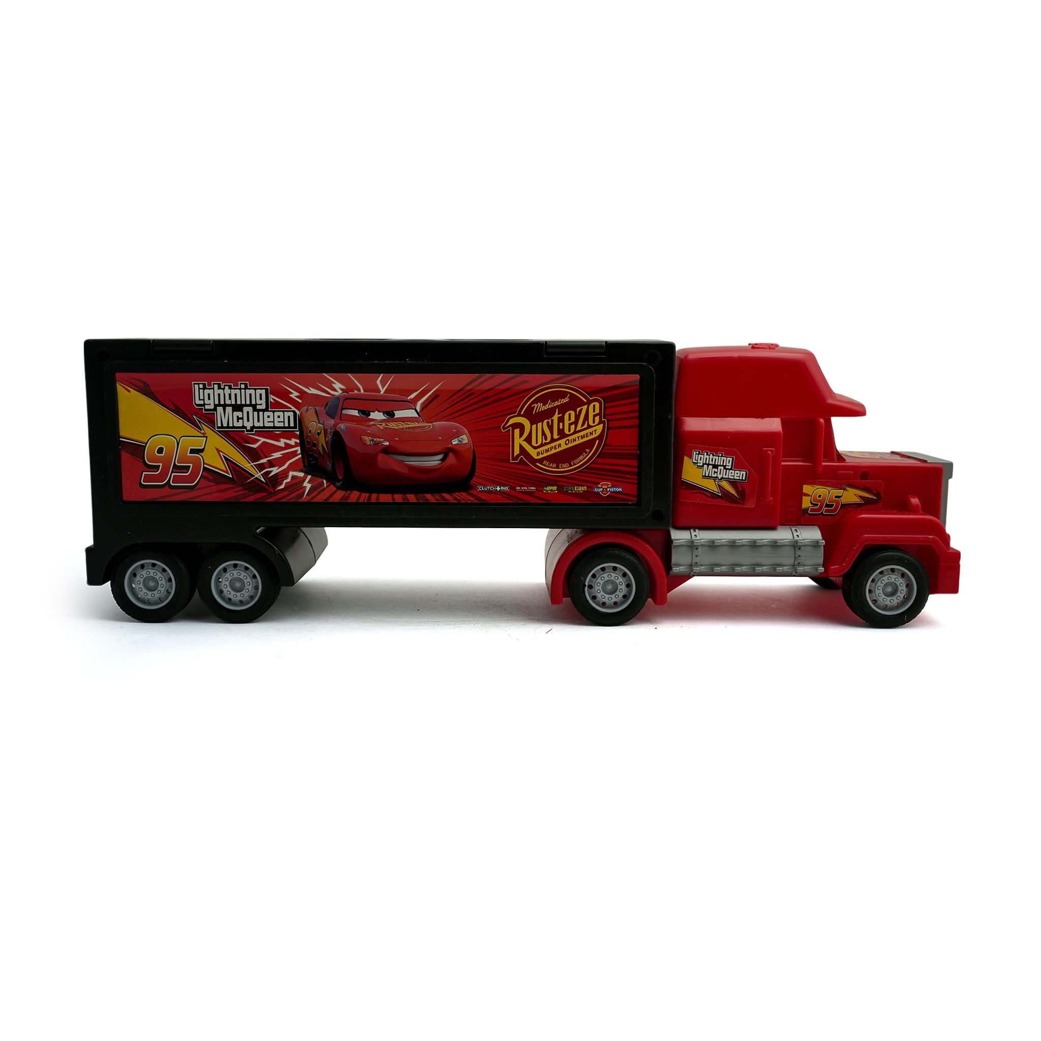 Slided Container Truck With 6Pcs Slided Racing Cars 1220 - Red, Die-cast Model Car, Chase Value, Chase Value