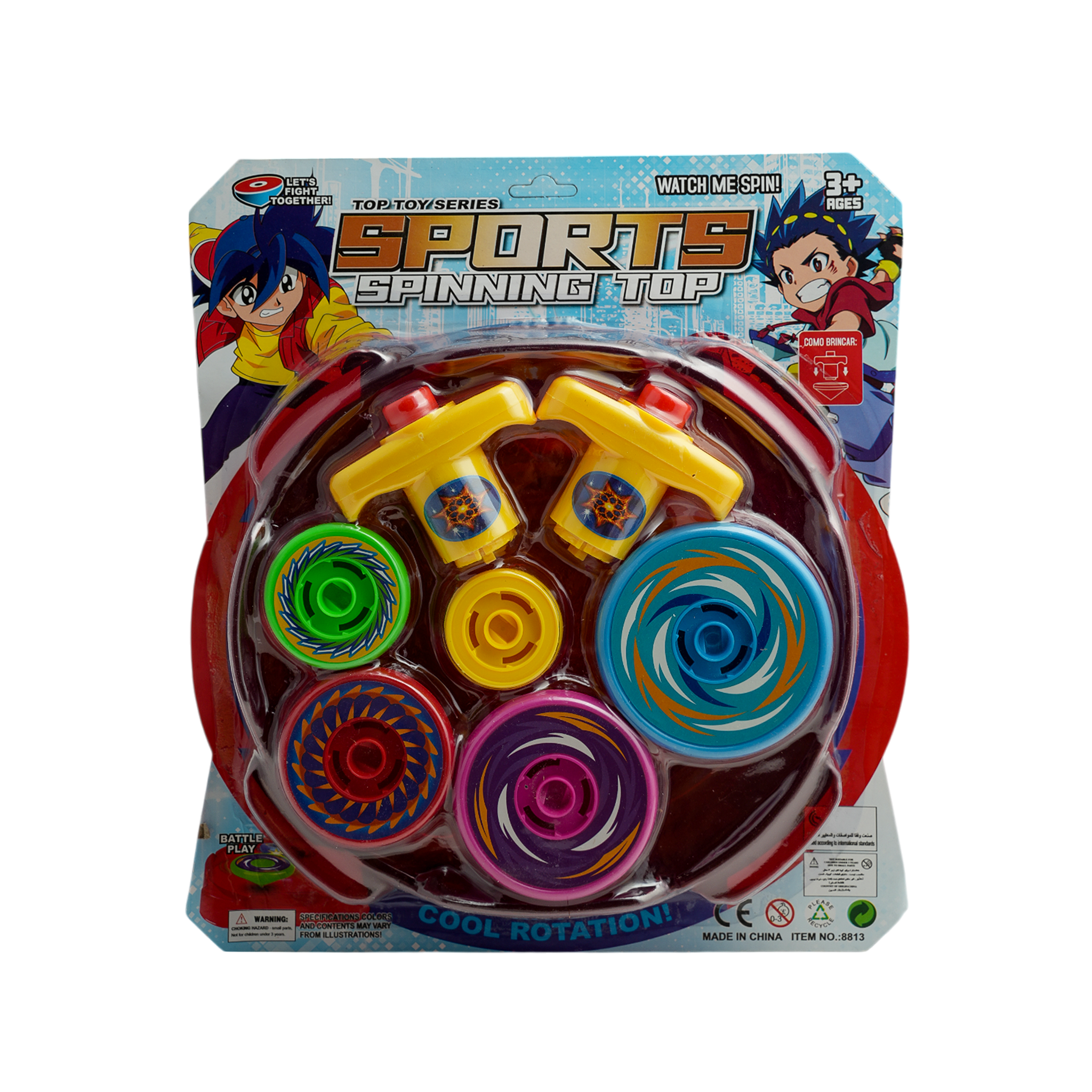 Beyblade Cable Top - Red, Non-Remote Control, Chase Value, Chase Value