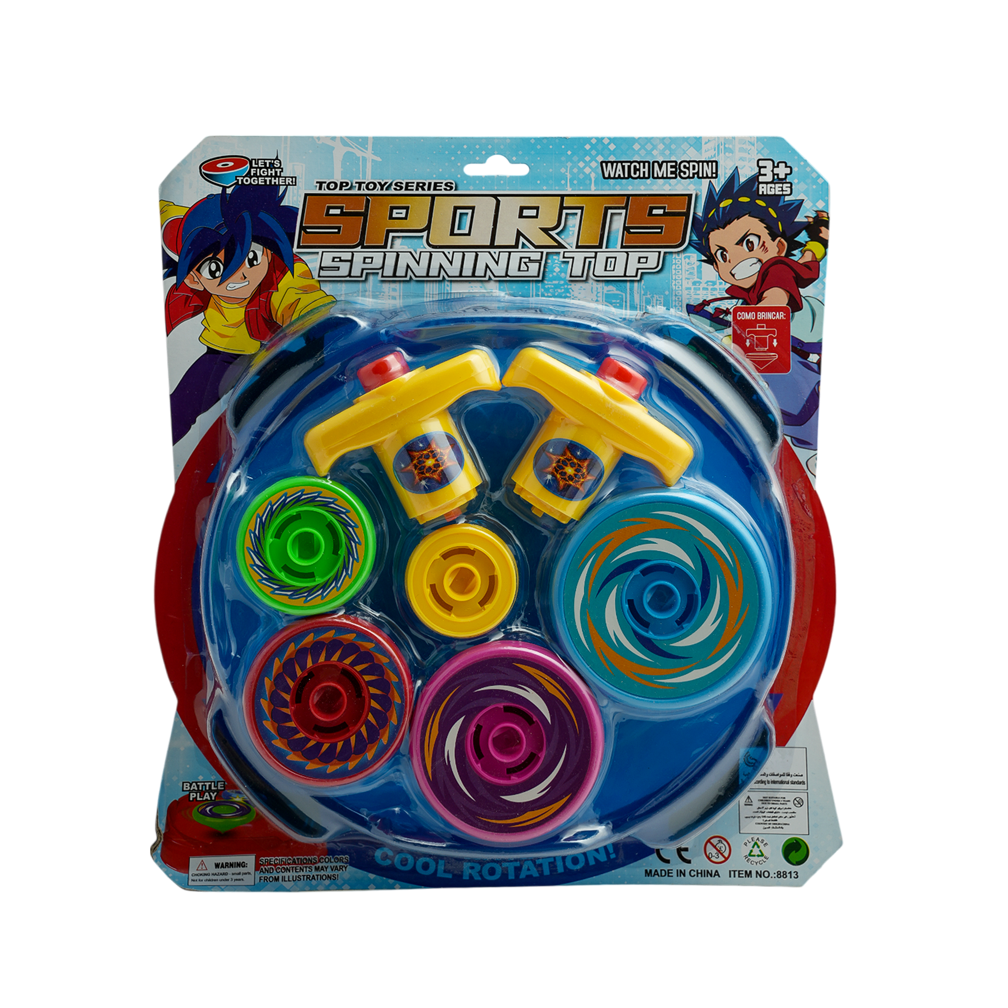 Beyblade Cable Top - Blue, Non-Remote Control, Chase Value, Chase Value