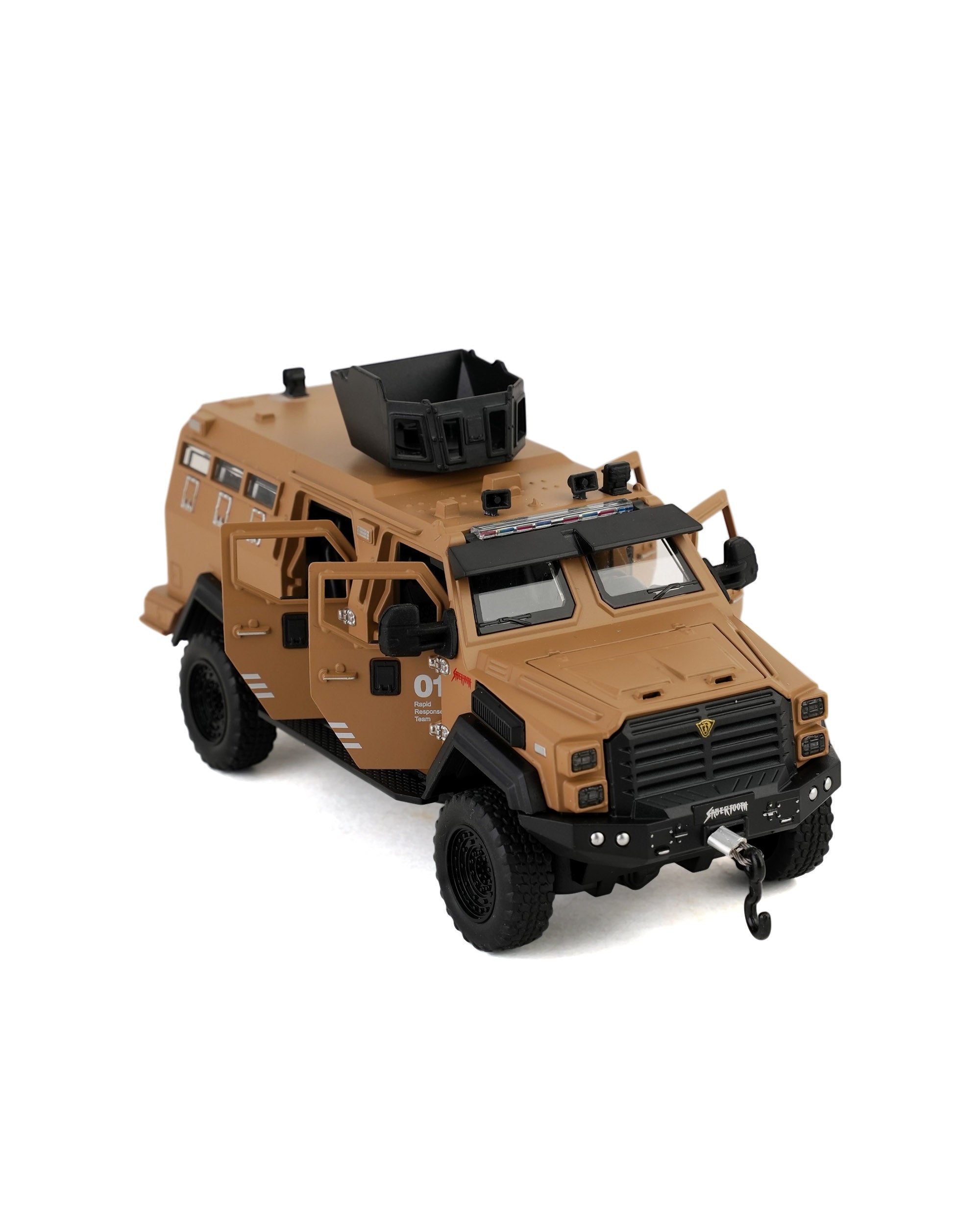 Die Cast 1:32 Jeep Saber Toothed Tiger With Light