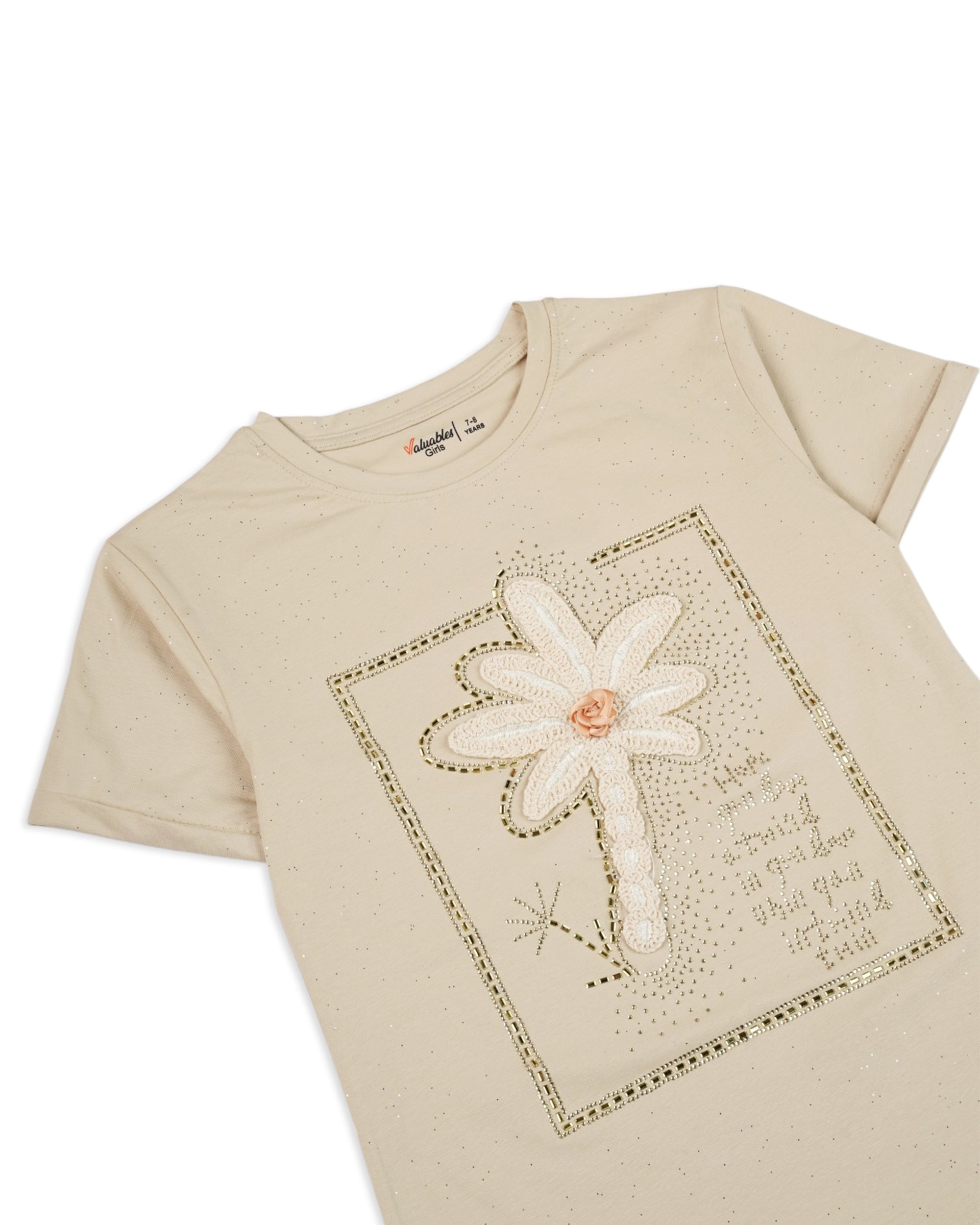 Valuables Girls' Half Sleeves T-Shirt, Girls T-Shirts, Valuables, Chase Value