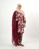 Valuables Women’s Printed 3-Pcs Suit