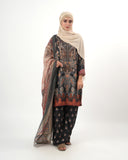 Valuables Women's Printed 3 Pc Suit