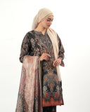 Valuables Women's Printed 3 Pc Suit