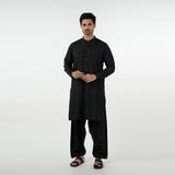 Eminent Men's Kurta Plain Shalwar Suit - Black, Men's Shalwar Kameez, Eminent, Chase Value