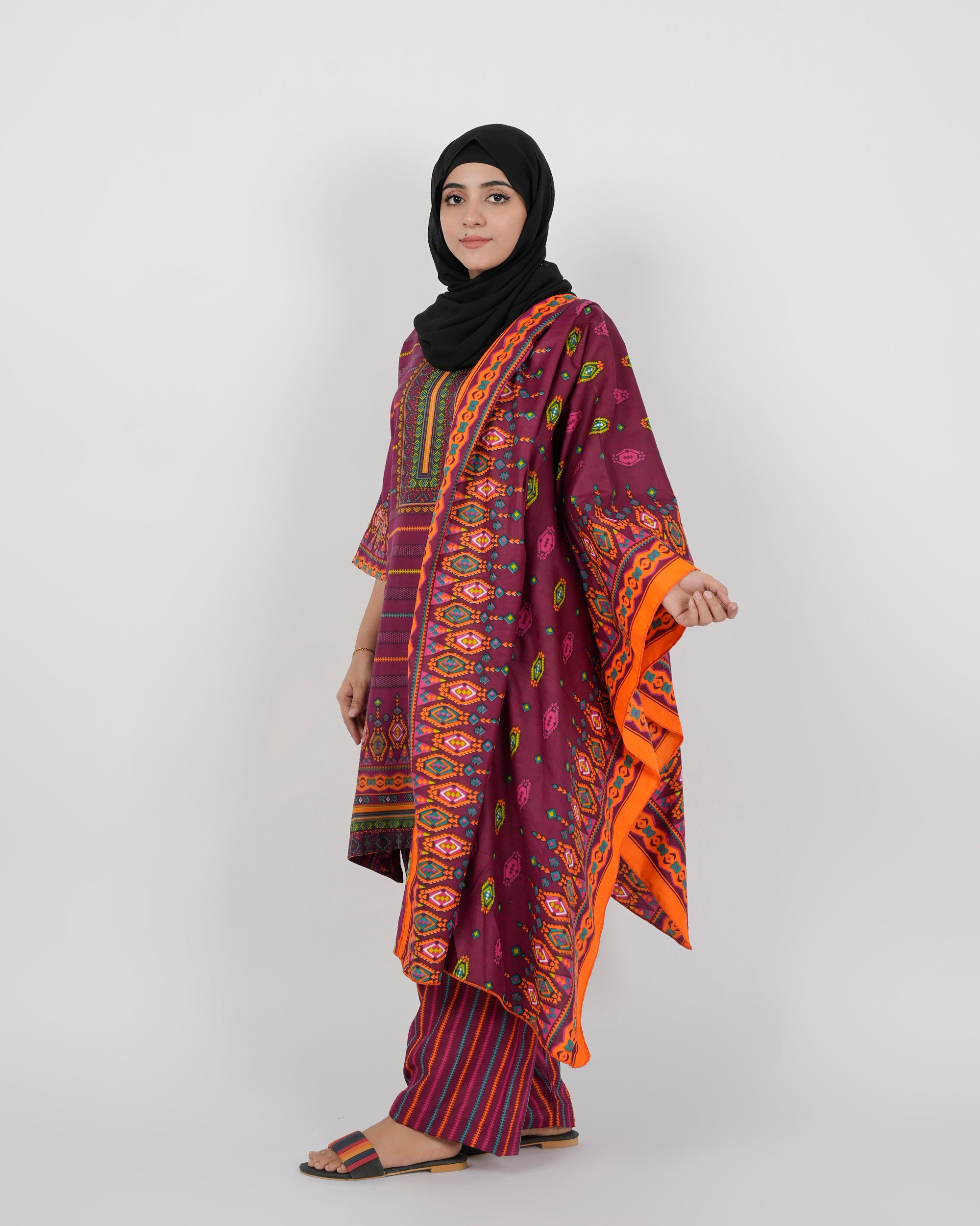 Gul Jee Shahzaib Women 3-Piece Unstitched Suit - 2, Women, 3Pcs Shalwar Suit, Chase Value, Chase Value